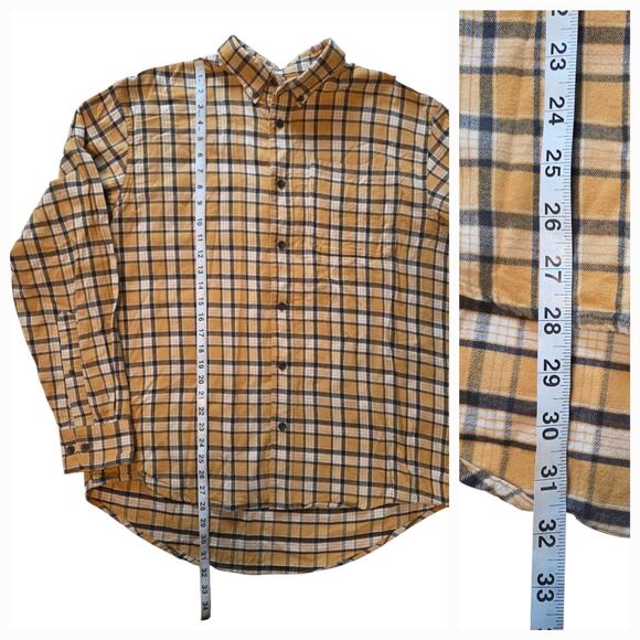 Cabela's Flannel Shirt Button-down Men's size large - Picture 5 of 9